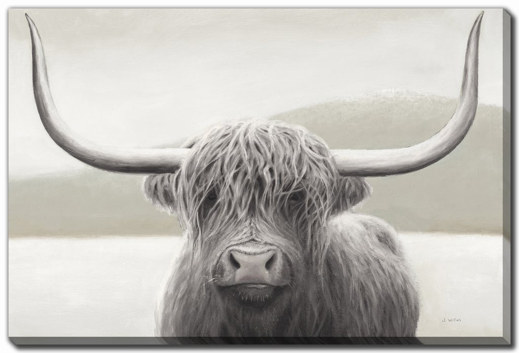 Majestic Highland Wall Art - Grey - 38 X 60