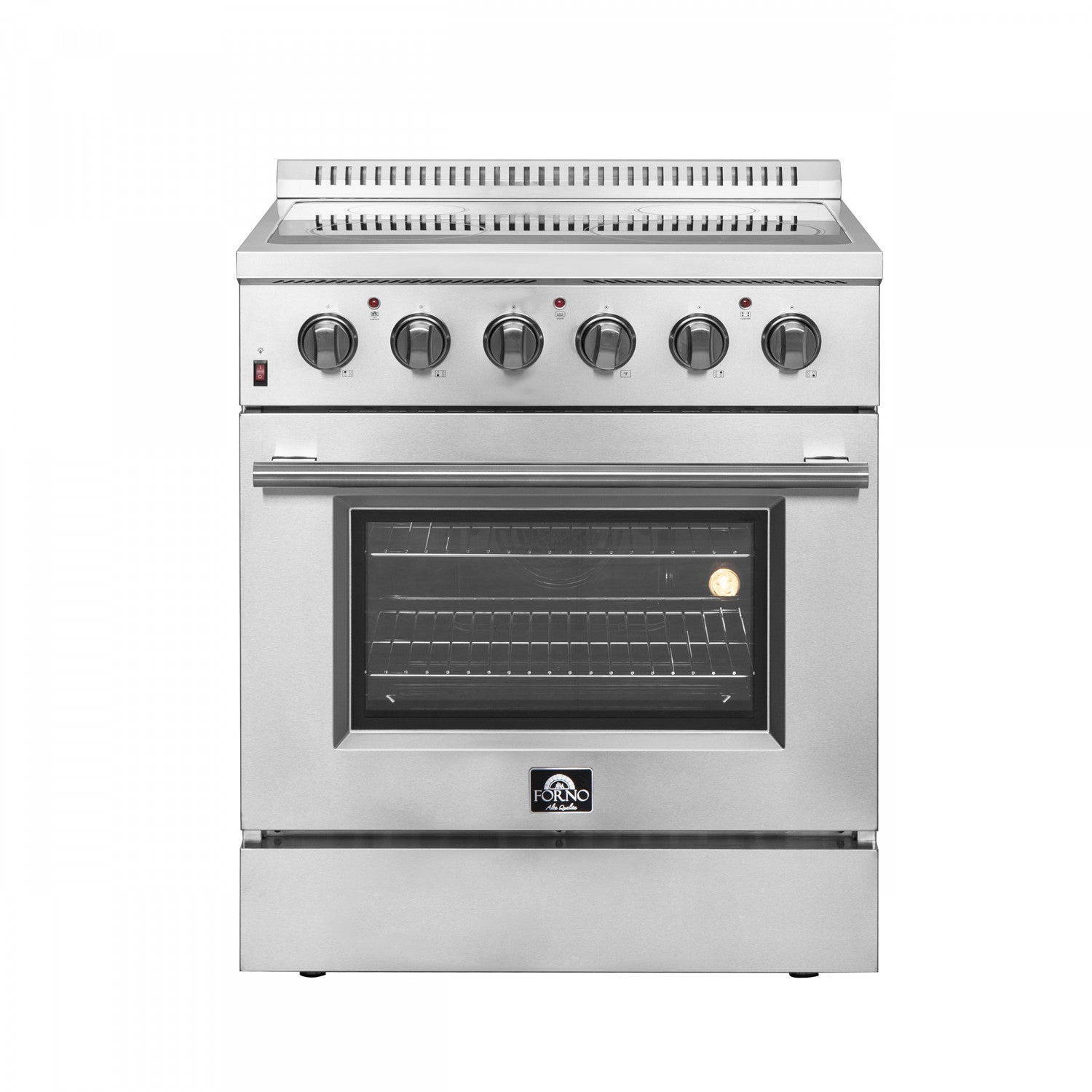 Forno Galiano 30" Stainless Steel Freestanding Electric Range with True Convection and Air Fry (4.32 Cu. Ft.) - FFSEL6083-30