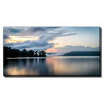 Evening Stillness Wall Art - Blue - 30 X 60
