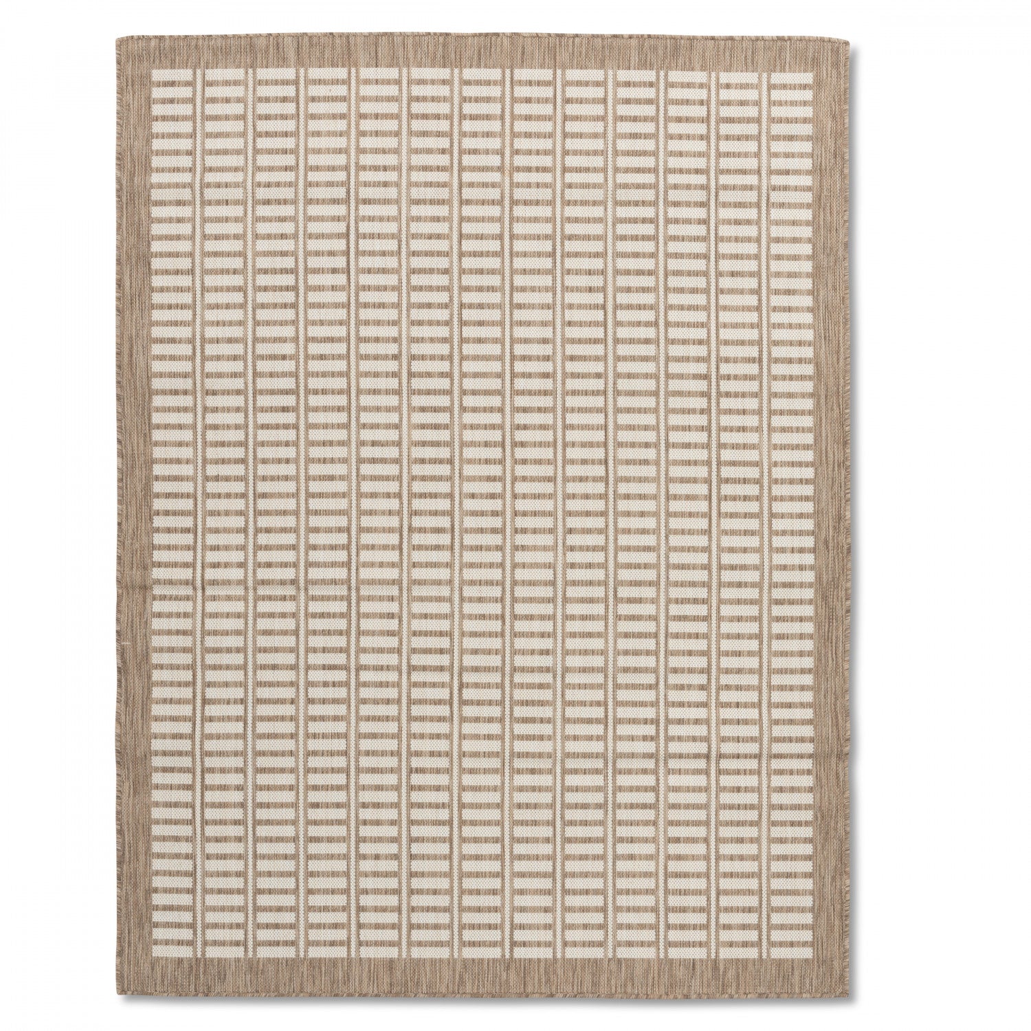Cabana Lattice Indoor/Outdoor Rug - 6' x 9' - Brown