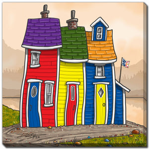 Standing Tall Wall Art - Multi-Colour - 30 X 30