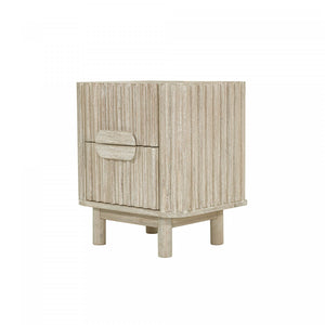 Humbach Night Table - White Washed Natural