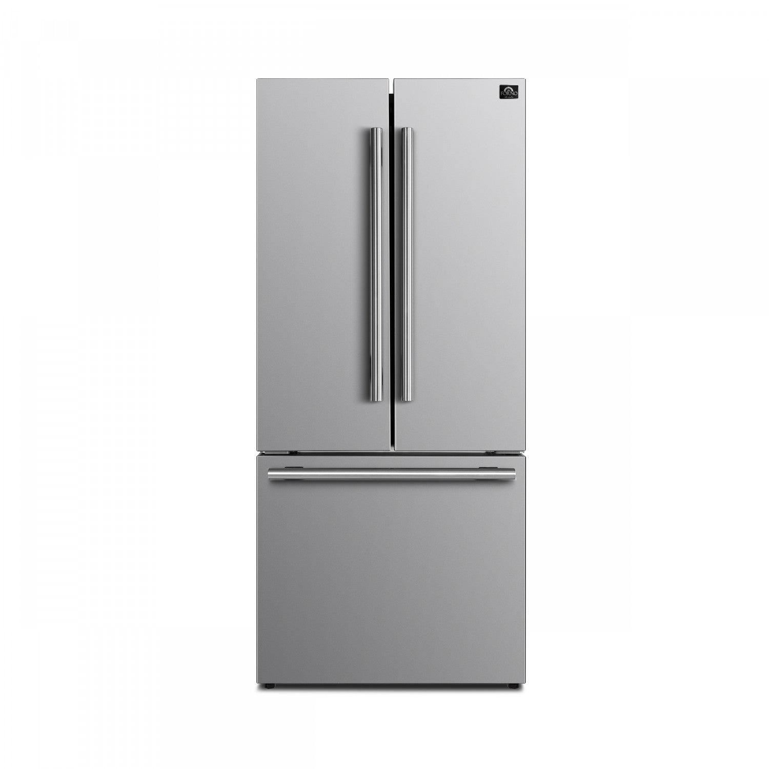 Forno Gallipoli 31" 17.5 Cu.Ft. Stainless Steel French Door Refrigerator - FFFFD1974-31SB