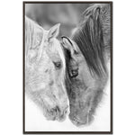 Equine Affection Wall Art - Black/White - 30 X 45