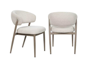 Abbott Dining Chair - Soft Grey - Set of Two