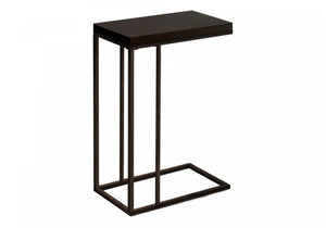 Zivo Side Table - Espresso/Bronze