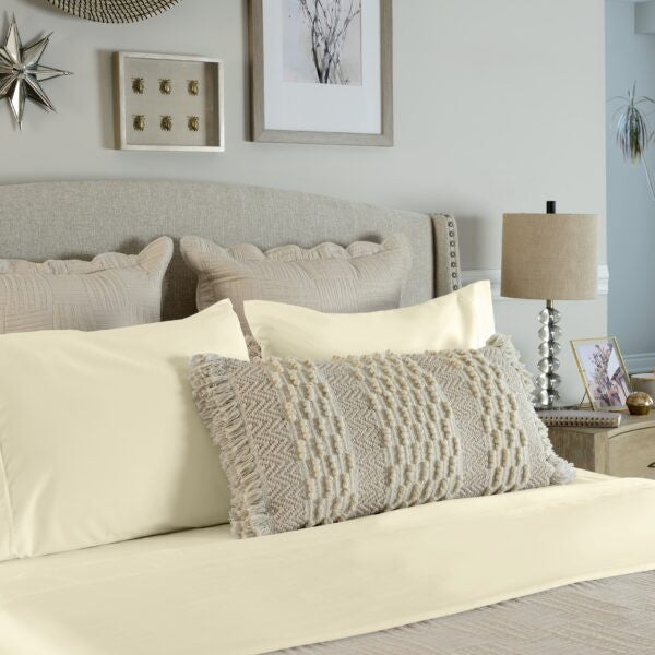 Nilus King Sheet Set - Cream