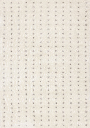 Palmer Casual Contemporary Speckled Area Rug - 5' X 8' - White/Grey