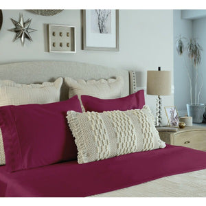Nilus Queen Sheet Set - Red