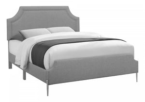 Vivian Queen Bed - Grey