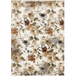 Sterling Contemporary Floral Area Rug - 8' X 11' - Cream/Green/Rust