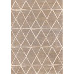 Halle Casual Contemporary Trellis Area Rug - 8' X 11' - Greige/Cream