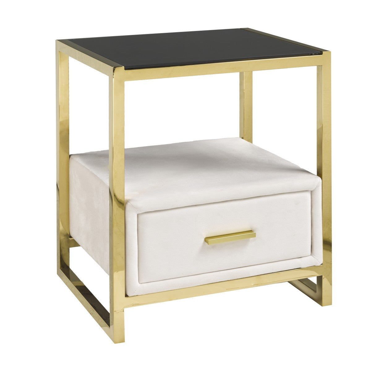 Rhett Night Table - Cream