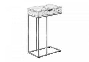 Sora Side Table - White Marble