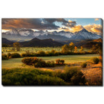 Morning in the Foothills Wall Art - Green - 22 X 28