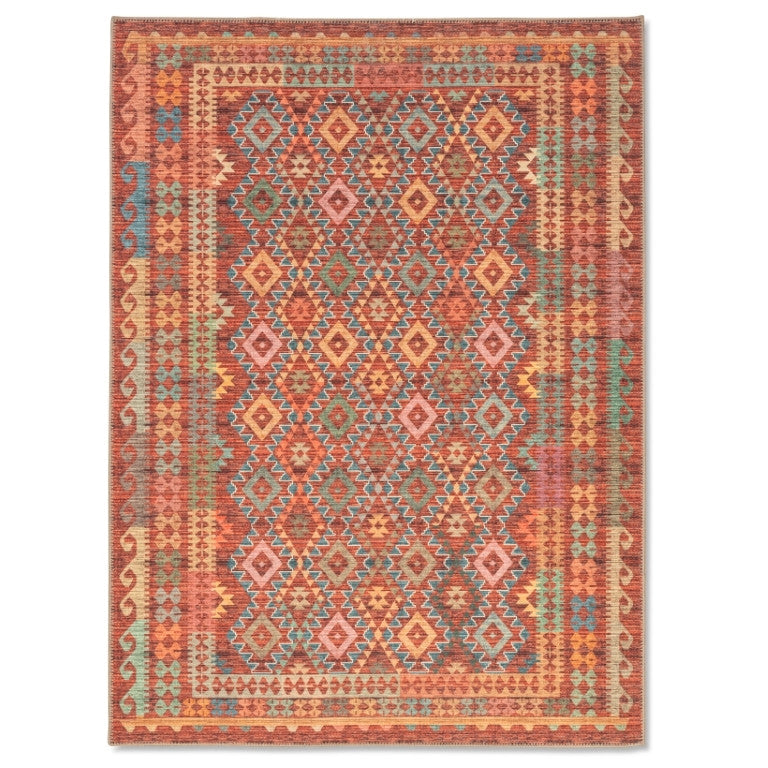 Aura Tribal Rug - 9' x 12' - Multi-Colour