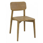 Stephano Dining Chair - Oak - Set of Two