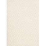 Sasha Soft Diamonds Area Rug - 5' X 8' - Cream