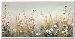 Wildflower Whispers Wall Art - Multi-Colour - 20 X 40