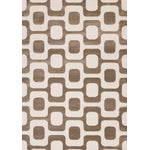 Logan Modern Vintage Area Rug - 7' X 10' - Brown/Cream