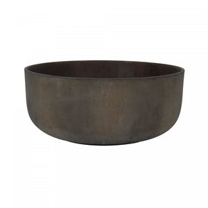 Heartholm Bowl Planter - Rustic Brown