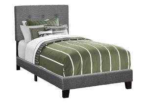 Evelyn Twin Bed - Dark Grey