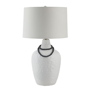 Zuri Table Lamp - Textured White