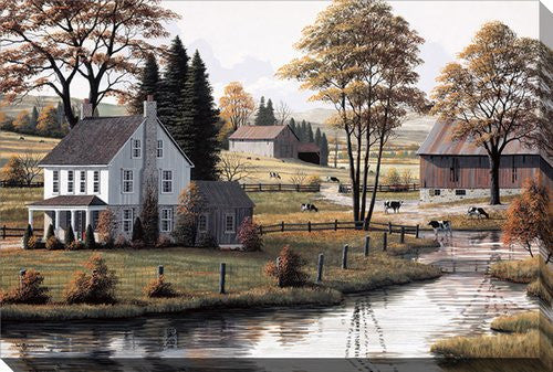 Farmstead Whispers Wall Art - Multi-Colour - 22 X 28