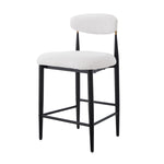 Kodi Counter Stool - White/Black - Set of Two