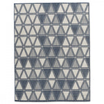 Cabana Triangles Indoor/Outdoor Rug - 8' x 10' - Blue