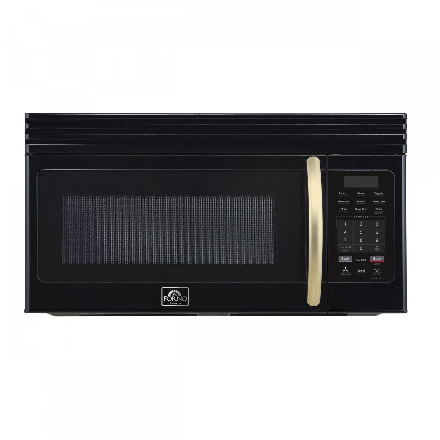 Forno Scalo Black 300 CFM Over-the-Range Microwave (1.6 Cu. Ft.) - FOTR3007-30BLK