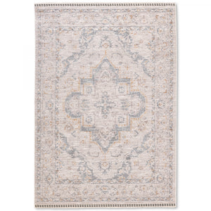 Poetic Traditional Rug - 8' x 10' - Antique White/Brown