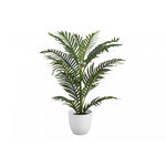 28" Palm Tree With 6" White Pot - Green