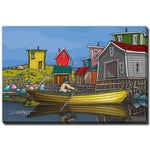 Rowboat Rendezvous Wall Art - Multi-Colour - 30 X 45