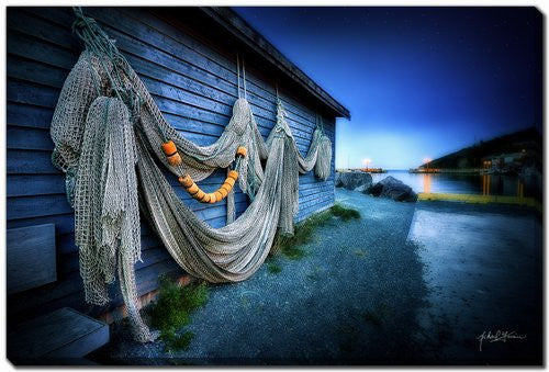 Nets At Rest Wall Art - Blue - 30 X 45