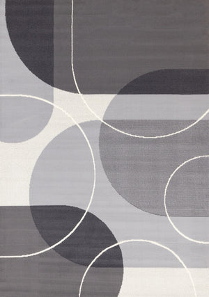 Functional Contemporary Area Rug - 8' X 11' - Grey