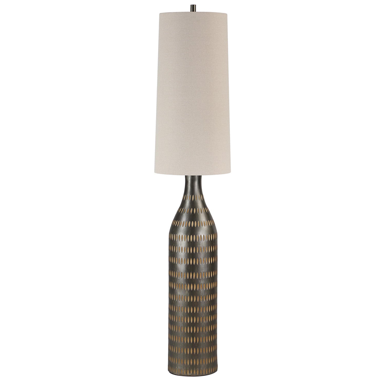 Galen Floor Lamp - Dark Brown