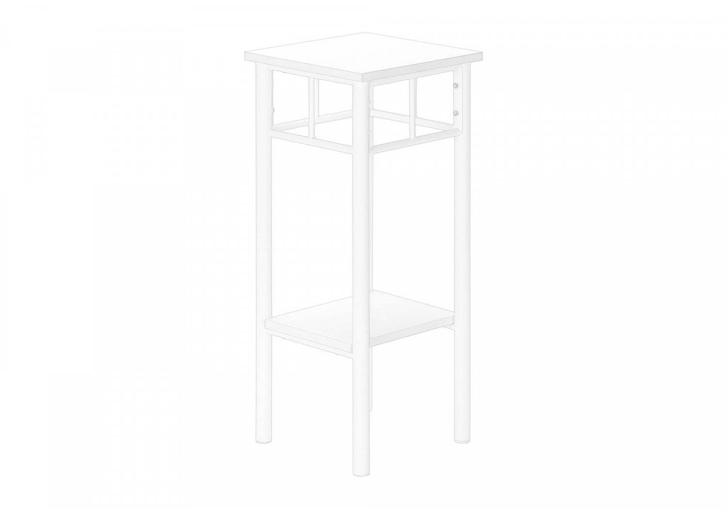 Ilka Side Table - White