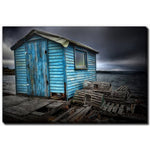 Echoes by the Shore Wall Art - Blue - 38 X 60