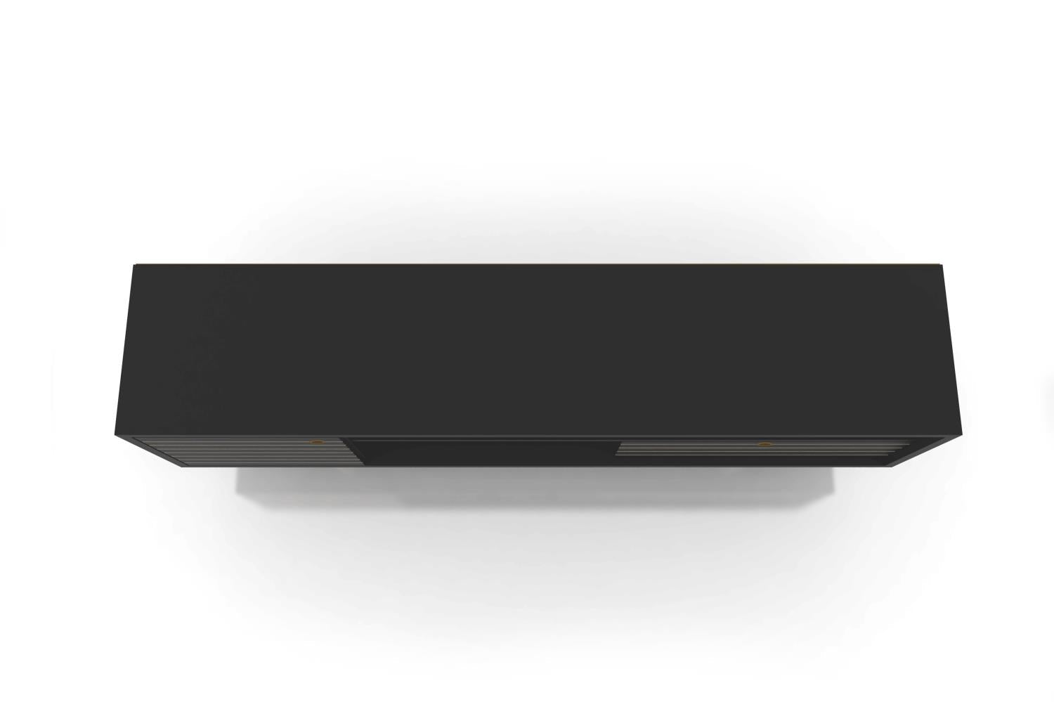 Lekedi 71" TV Stand - Matte Black
