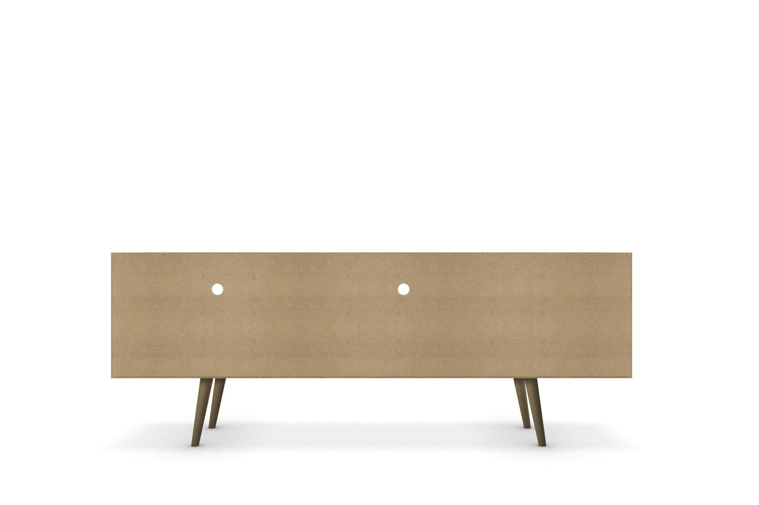 Lekedi 71" TV Stand - Matte Black