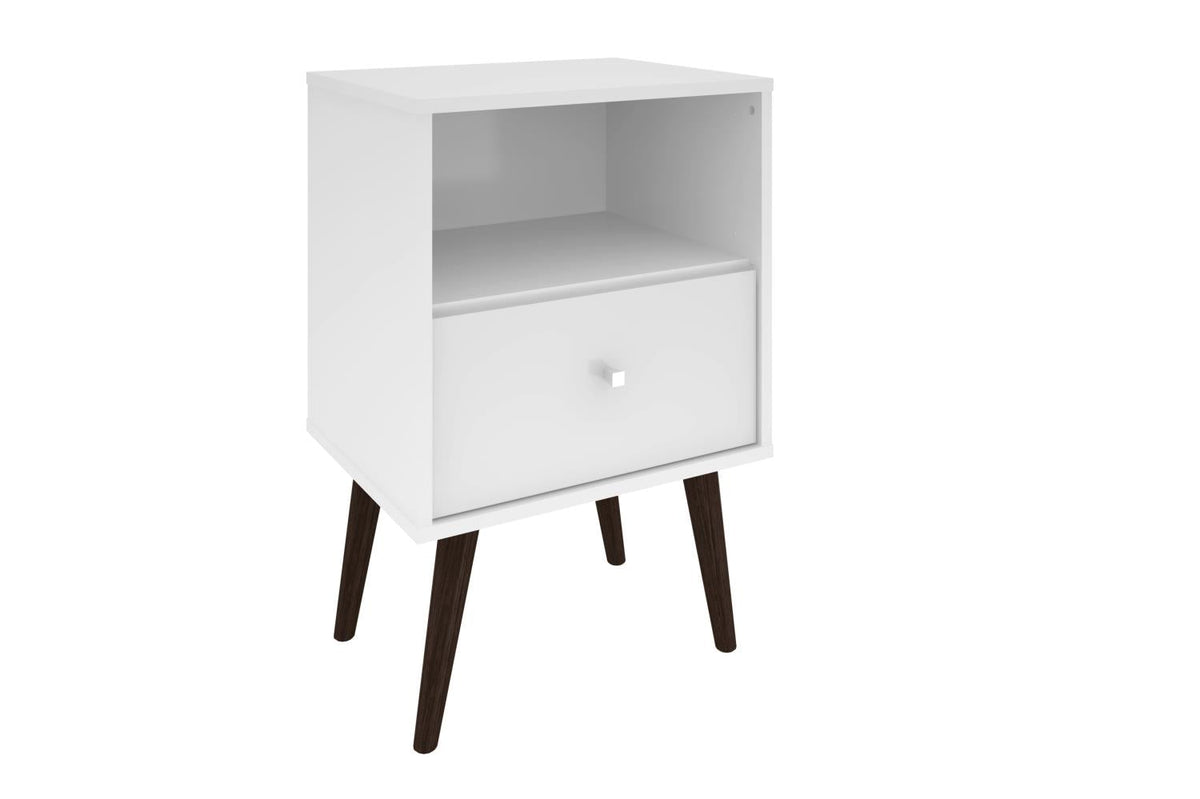 Lekedi I Night Table - White