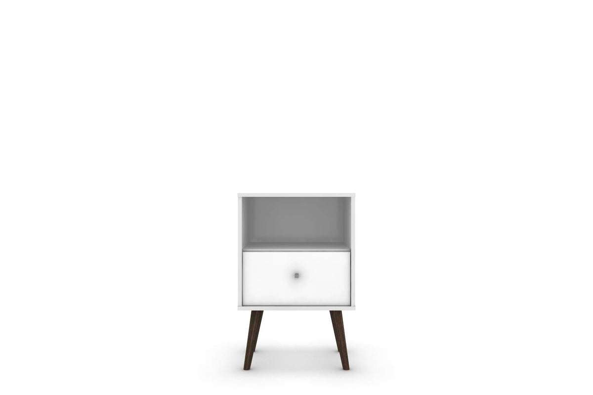 Lekedi I Night Table - White