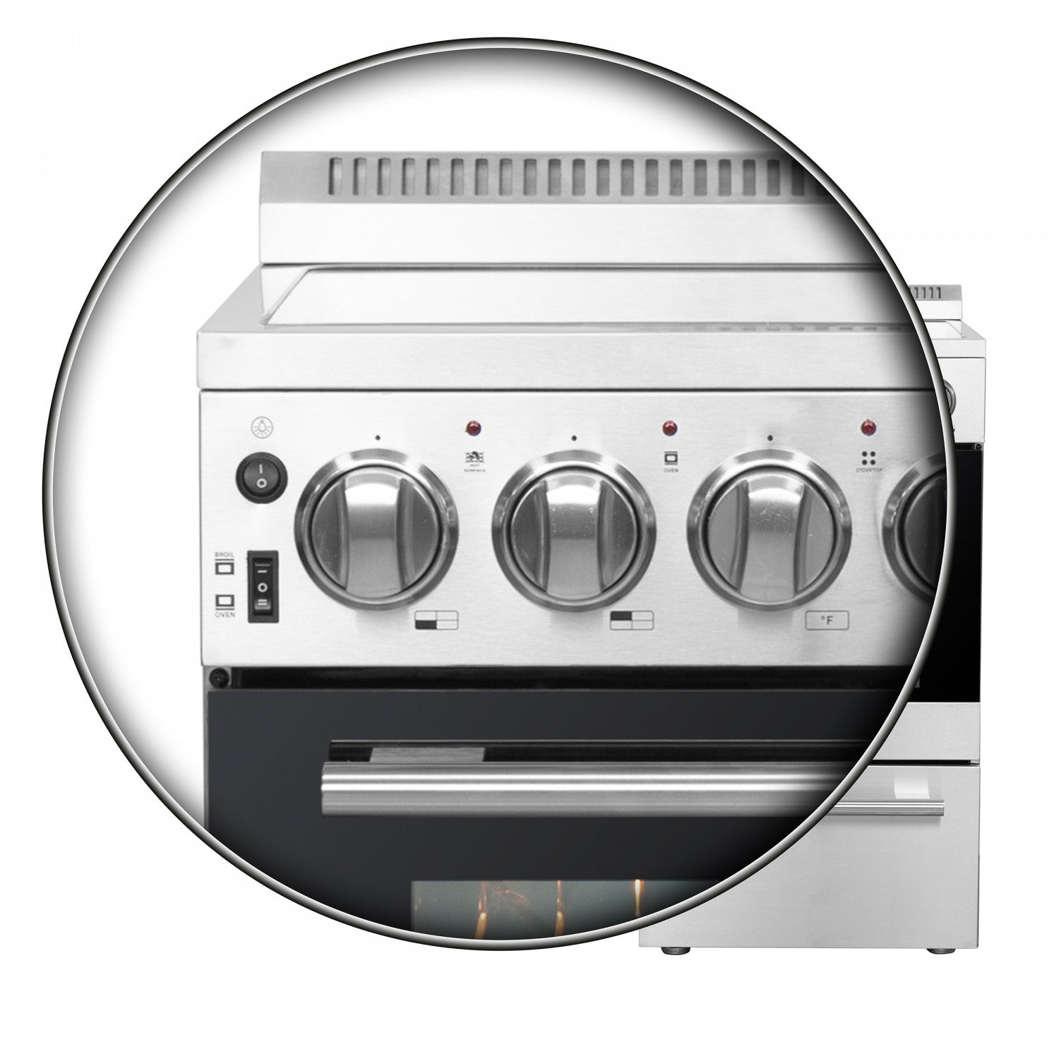 Forno Pallermo 20" Stainless Steel Freestanding Electric Range (2.05 Cu. Ft.) - FFSEL6051-20