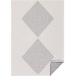 Summer Breeze 5'3" x 7'7" Outdoor Diamond Rug - White, Grey