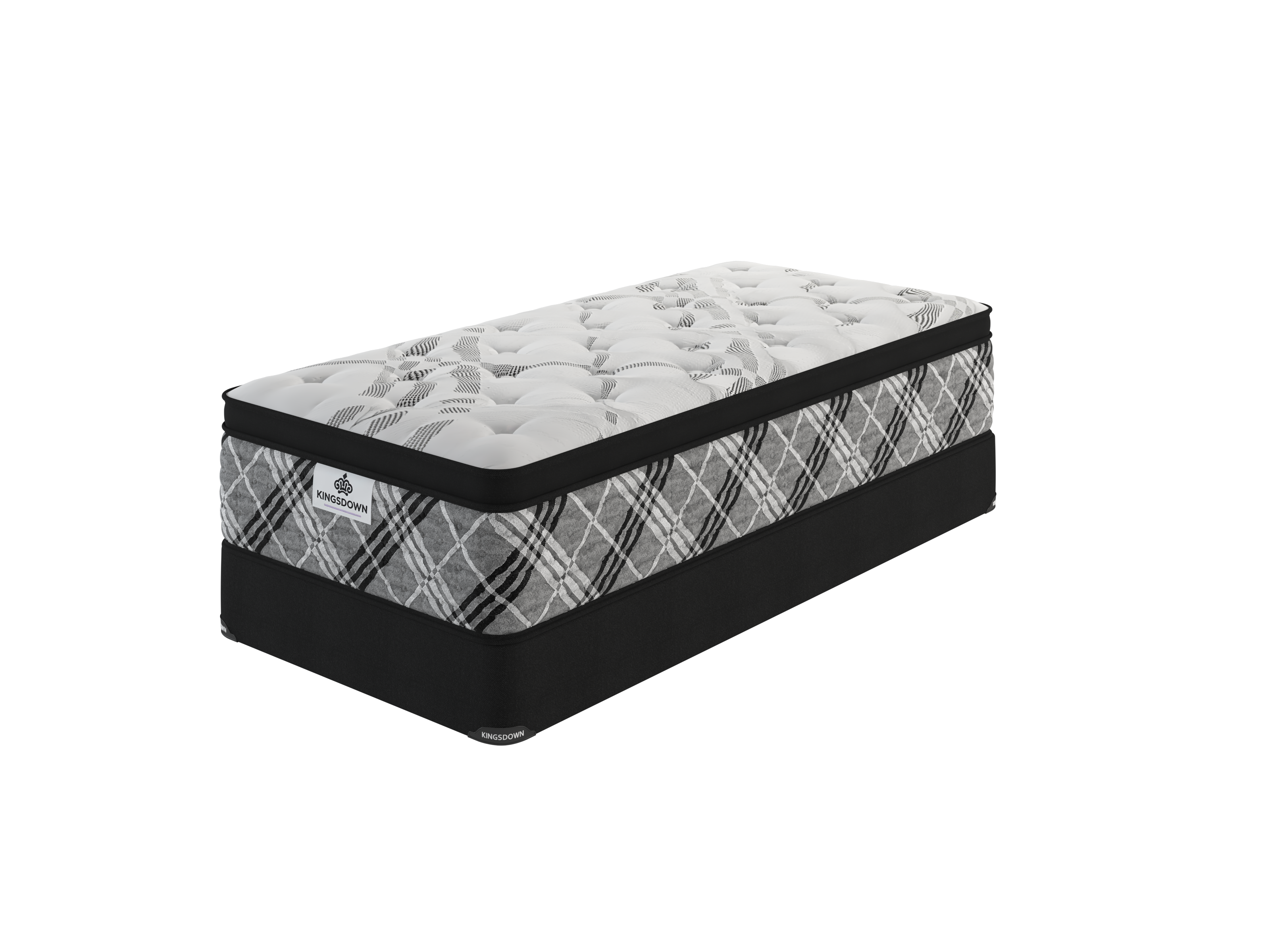 Kingsdown Natasha Plush Twin Mattress and Boxspring Set