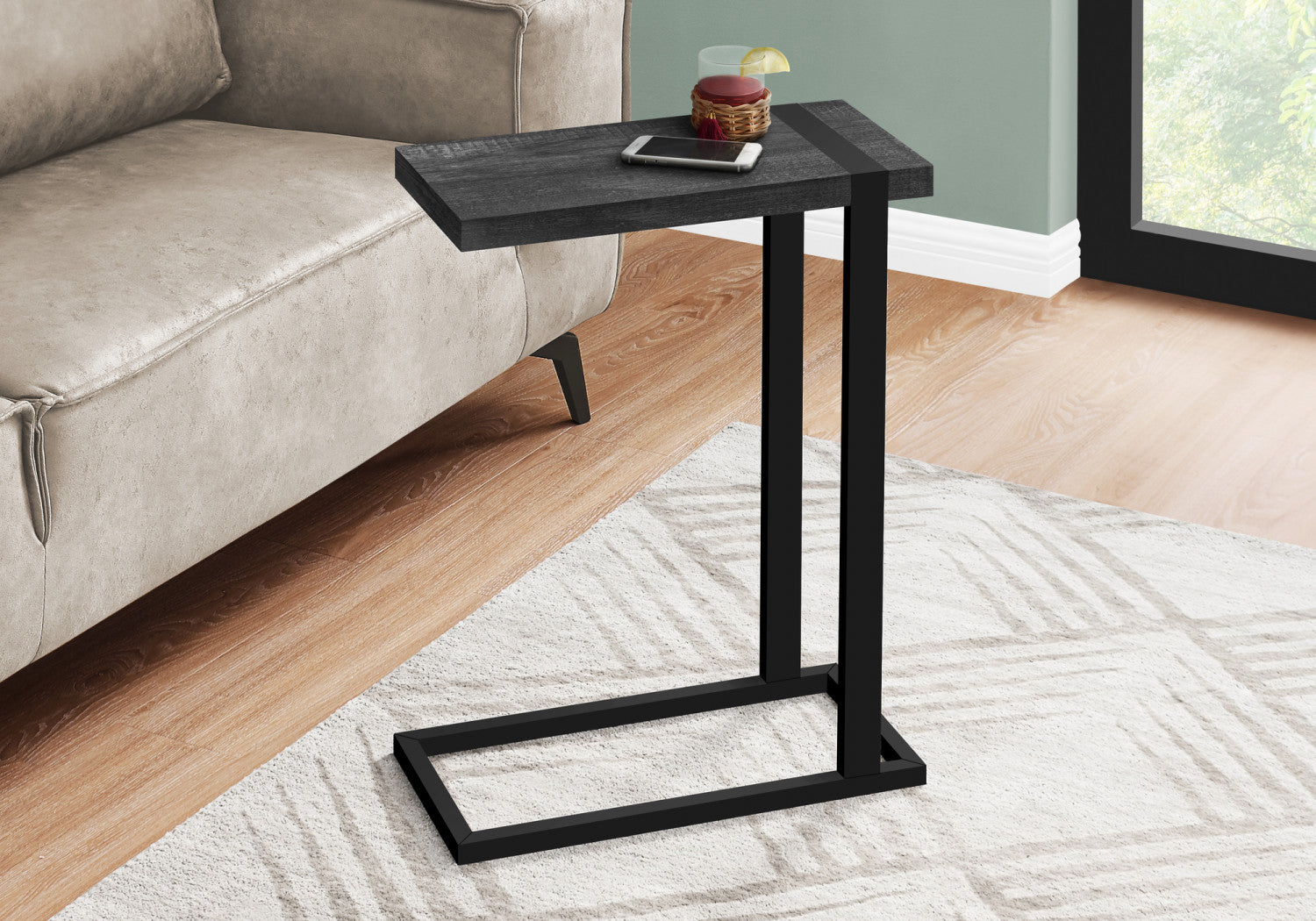 Brann Side Table - Black