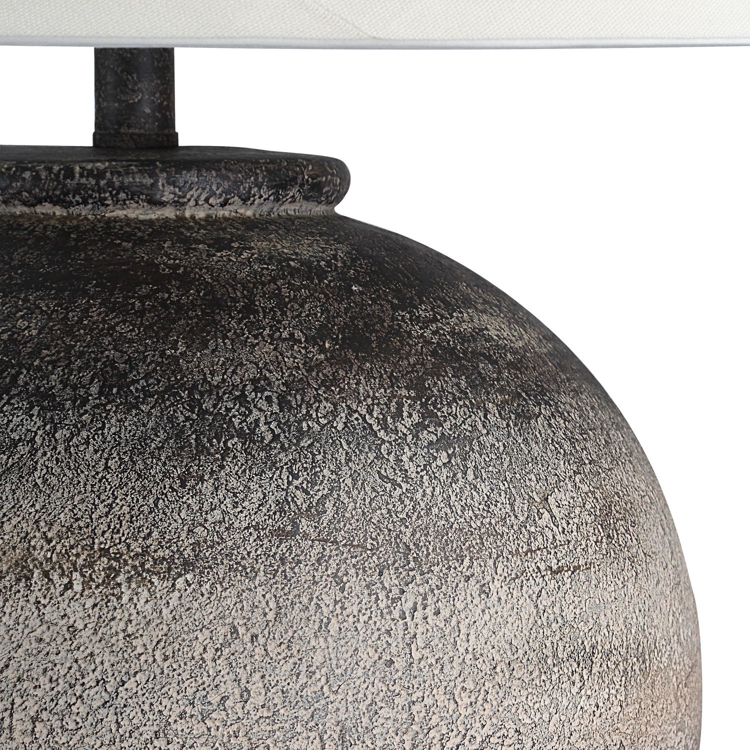 Arden Table Lamp - Dark Brown/Ivory