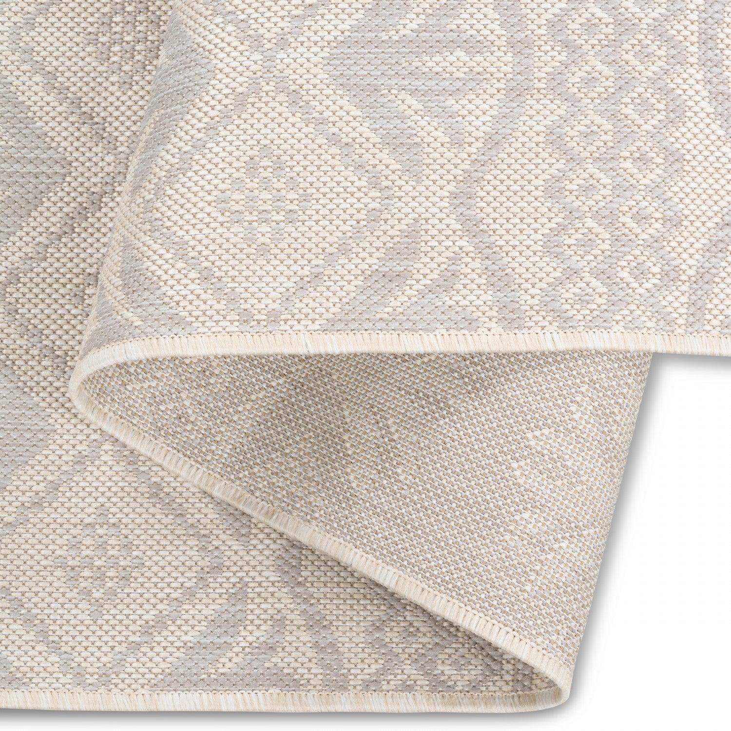 Cabana Modern Indoor/Outdoor Rug - 5' x 7' - Grey