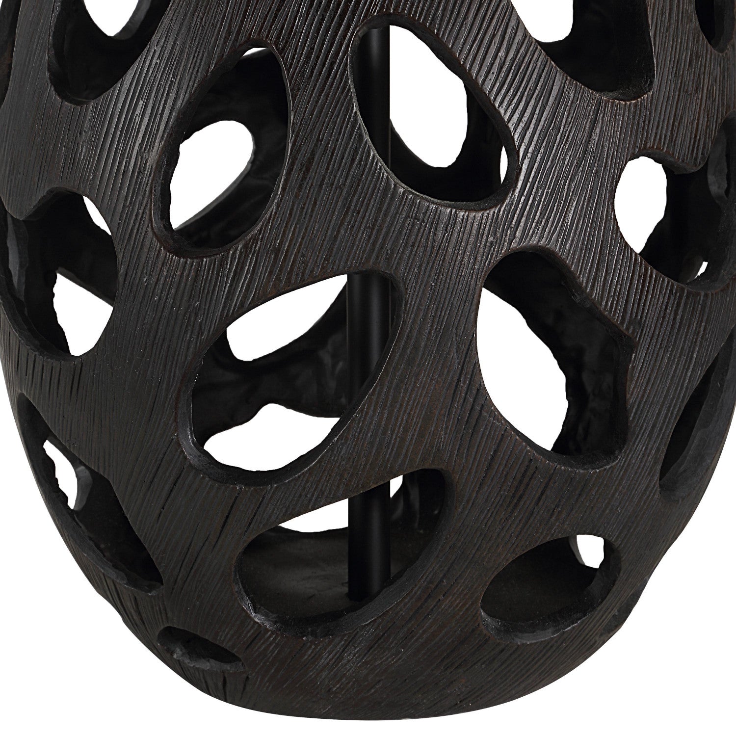 Ezra Table Lamp - Painted Dark Brown